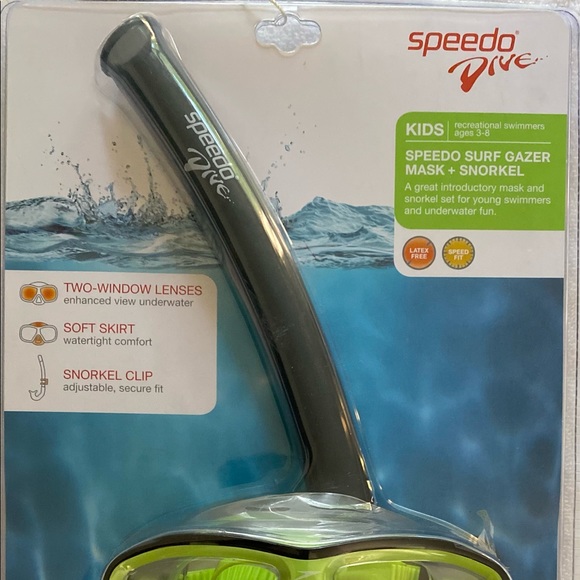 🆕 Speedo Kid Mask + Snorkel Set. - Picture 2 of 9